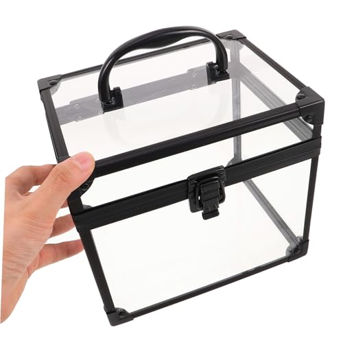 Support vinyle acrylique transparent bac de rangement pour étagère - 5