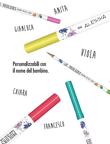 OSAMA S.p.A., Matite Jumbo Colorate, 12 Pezzi, OW