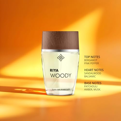 Image of RIYA WOODY | 100 ml Perfume for Men | Eau De Parfum with Long Lasting Fragrance | Fragrance Spray - 100 ml