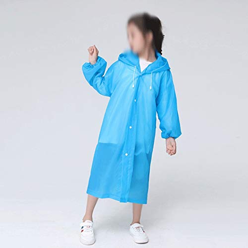 Fashion EVA Children Raincoat Thickened Waterproof Rain Coat Kids Clear Transparent Tour Waterproof Rainwear Suit4