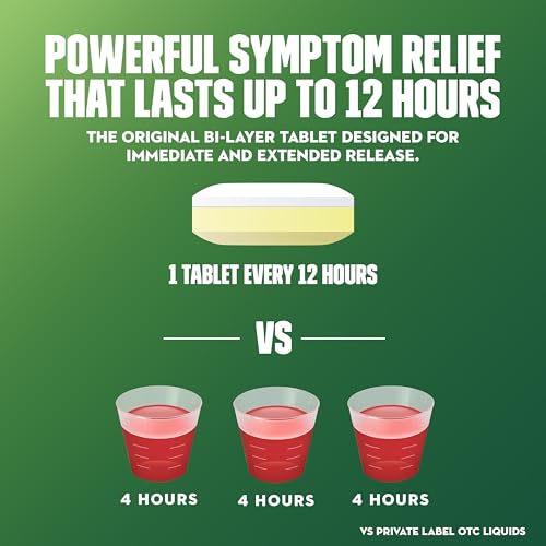 Mucinex DM 12Hr Maximum Strength Chest Congestion & Cough Medicine for Adults, Cold and Cough Medicine for Excess Mucus Relief, 1200 mg Guaifenesin & 60 mg Dextromethorphan HBr, 28 Bi-Layer Tablets - image 5