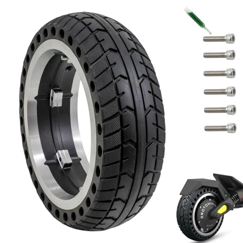 M365Lyon - Aluminium Felge, Schwarz, 8,5 x 2 Zoll, kompatibel mit Dualtron Mini, Togo und Pop Scooter, Elektro-Scooter-Rad
