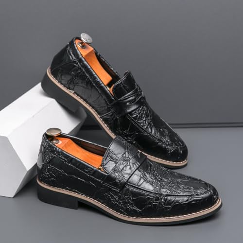 Men's Textured Loafers, Fashionable Formal - Casual Shoes - Fashionable for Dinners, Business Gatherings & Daily Commutes4