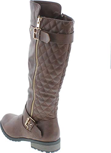 Forever Link Mango-21 Lady Boot Brown 7.53