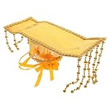 NUOBESTY Chapeau Empereur Chinois Ancien Doré en Carton Doux Facile à Porter Style Oriental pour Costume de Fête et Usage Quotidien pour Amateurs de Culture Chinoise