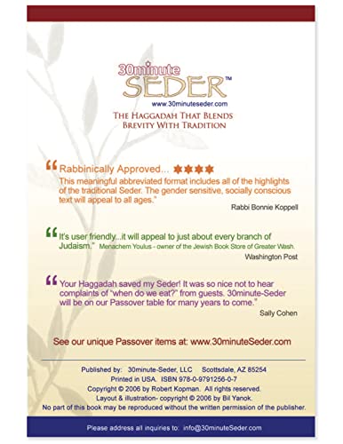 30 Minute Seder: The Haggadah That Blends Brevity With Tradition - Image 2