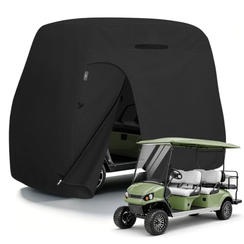 Explore Land 600D Waterproof Golf Cart Cover for 6 Passenger...