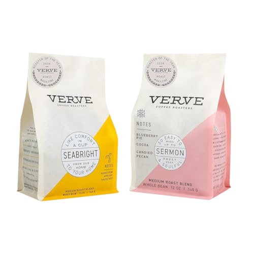 Verve Whole Bean Coffee | Sermon & Seabright Medium Roast Bundle | 12oz Bags miniatura 1