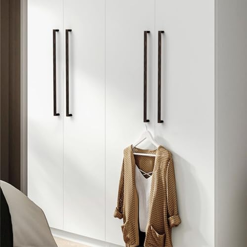 Image of 6 Pack 12-3 /5 Inch(320mm) Kitchen Cabinet Handles Oil Rubbed Bronze Cabinet Pulls Kitchen Cabinet Hardware Drawer Pulls for Cupboard Wardrobe