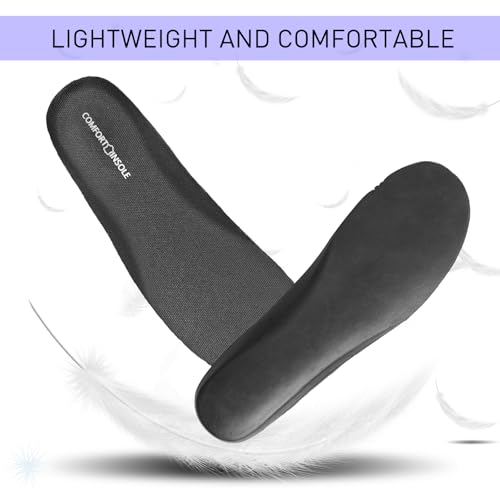 Image of Insoles for On Cloud Sneakers, Replacement EVA Inner Footwear Inserts for Men's Comfortable Light-Weight and Cushion Shock Absorbing(US Men10-EU44)