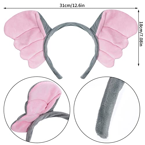 Disfraz completo gris de elefante para niños miniatura 2