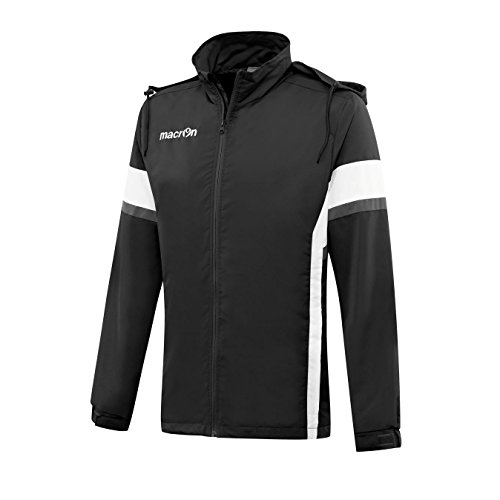 Macron Sweat à Capuche zippé Pan Noir/Blanc Veste, Mixte