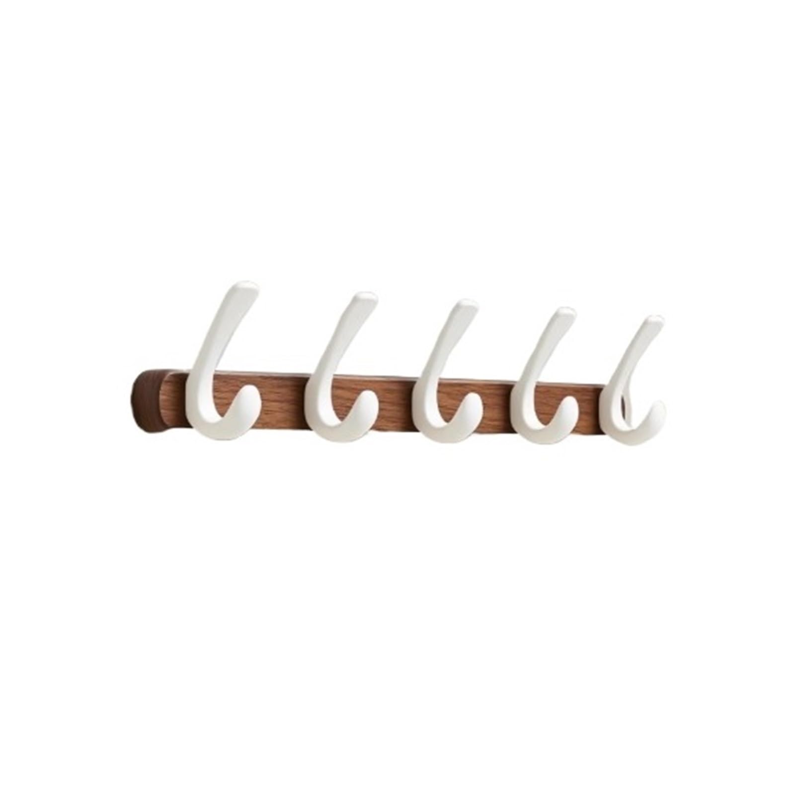 zhangrui1888 Coat Rack Shelf Wall Mounted Wall-Mounted Coat Rack; Solid Wood Hooks for The Wall Behind The Entryway Door; No-Drill Hooks;