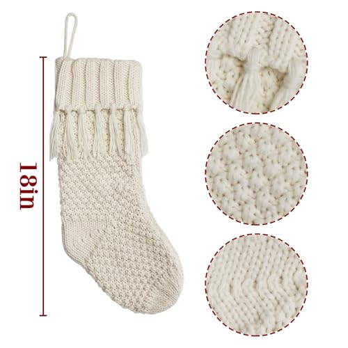 LimBridge-Christmas-Stockings-Cable-Knit-3-Pack-18-inches-White-Large-Size-Knitted-Stockings-Rustic-Christmas-Ornaments-Farmhouse-Boho-Style-Stocking-Decorations-for-Family-Holiday-Season-Decor LimBridge Christmas Stockings Cable Knit 3 Pack 18 inches White Large Size Knitted Stockings Rustic Christmas Ornaments Farmhouse Boho Style Stocking Decorations for Family Holiday Season Decor