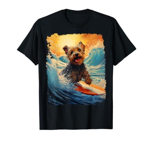Tavola da surf per cani Yorkshire Terrier Maglietta