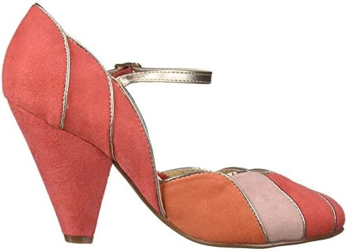 Bettie Page Women's Pinup, Retro, Vintage Pump, Peach, 10 | Image 5