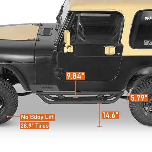 Barras laterales para Jeep Wrangler YJ 1987-1995 miniatura 3