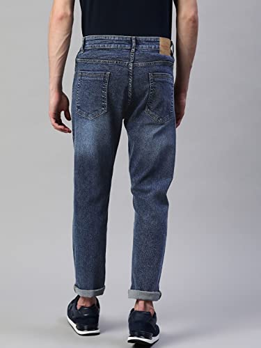 Image of Hubberholme Men's Stretchable Slim Fit Jeans - Casual Cotton Jeans for Men