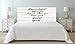 tête de lit Texte « Beautiful Things » sur Imitation Bois Blanche | Plusieurs mesures 200x60cm