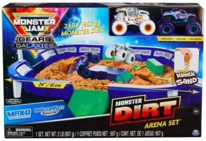Monster Jam Gears Galaxies Monster Dirt Arena Set - Construye tu propia arena