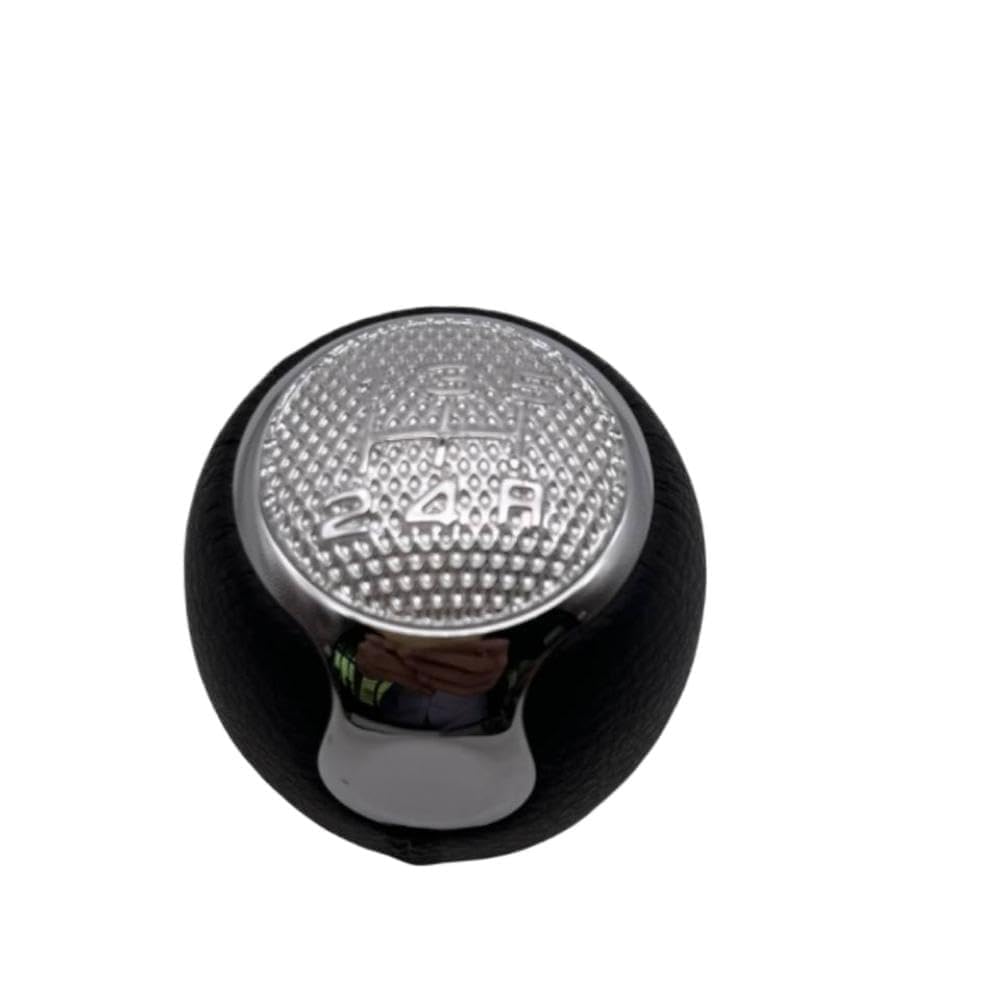 ZCfhoVCsq Leather Gear Shift Knob Compatible with Mito 147 166 3.2 V6 Manual Transmission 2008-2016(Color Name: 5 Speed)