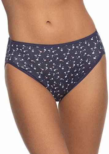 Image of Felina Womens 8 Pack Cotton Modal Stretch Hi-Cut Brief