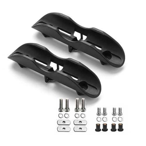 EDSRDPLT 1004 2 PCS Kayak Paddle Holder Kayak Track Mount Accessories for Holding Standard Paddle, Kayak Oar Holder Kayak Rail Accessories for Fishing Kayak