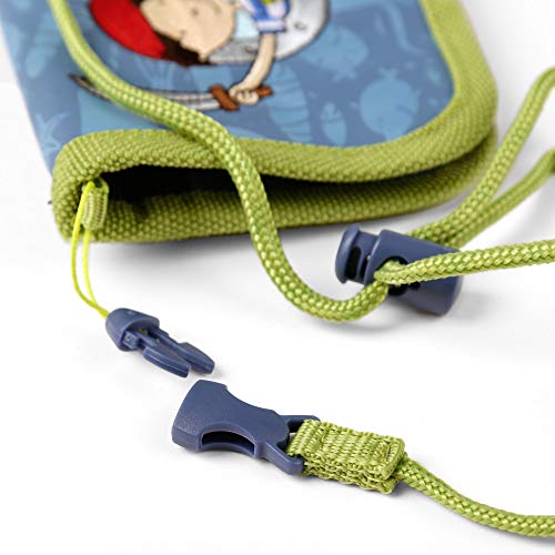 SIGIKID 24938 Brustbeutel Sammy Samoa Mädchen und Jungen Kinder-Portemonnaie empfohlen ab 3 Jahren blau/grün, 12 cm – Bild 6