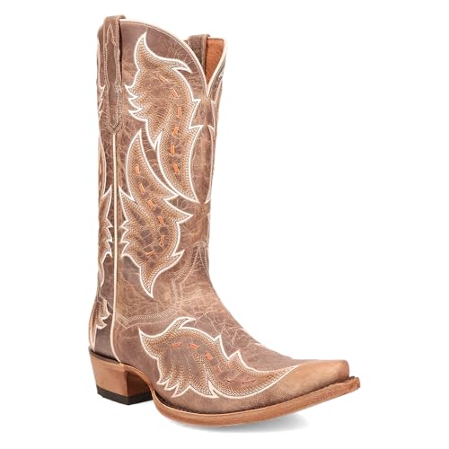 Dan Post Racer Embroidered Snip Toe Western Boot2