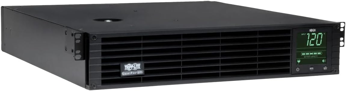 Eaton Tripp Lite SMART2200RMXL2U 2200VA 1950W UPS, Sine Wave 120V, 8 Outlets, 2U Rack Extended Run, AVR, LCD, USB & DB9, Network Option, ACE 3 Year Warranty Included
