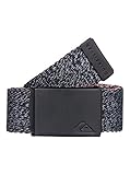 Geprägtes Ende aus Metall Quiksilver The Jam - Webbing Belt - Webgürtel - Männer - ONE SIZE - Schwarz