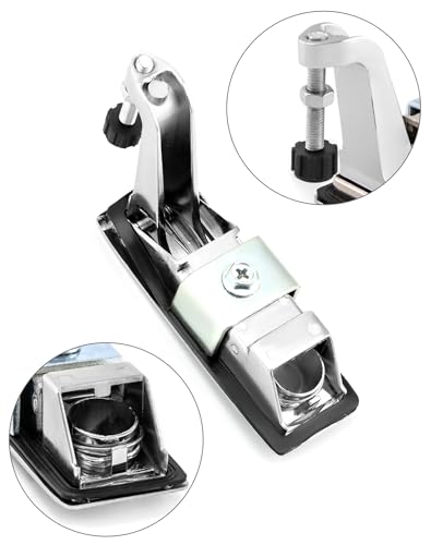 Image of QWORK 8PCS Compression Latch Lock Trigger Latch Lock, Zinc Alloy Adjustable Lever Hand Operated Compression Latch Flush Silvers for Electrical Enclosures and Boats
