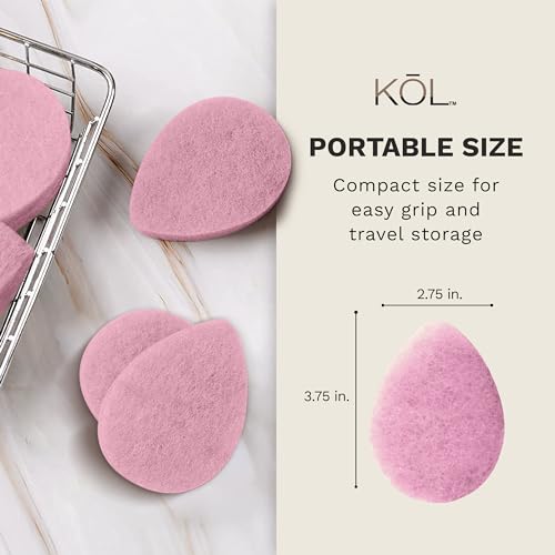 Kol Face Scrubber, Lavender Infused Exfoliating Facial Cleansing Pads thumb #4