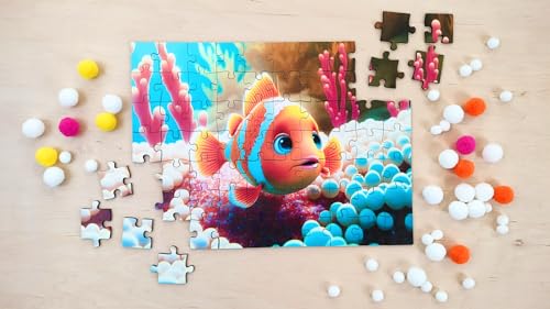 Milliwood Yuppie Cutie Series, Clownfish, Jigsaw Puzzles with an Adorable Artwork, Entertainment for the Whole Family - Image 4