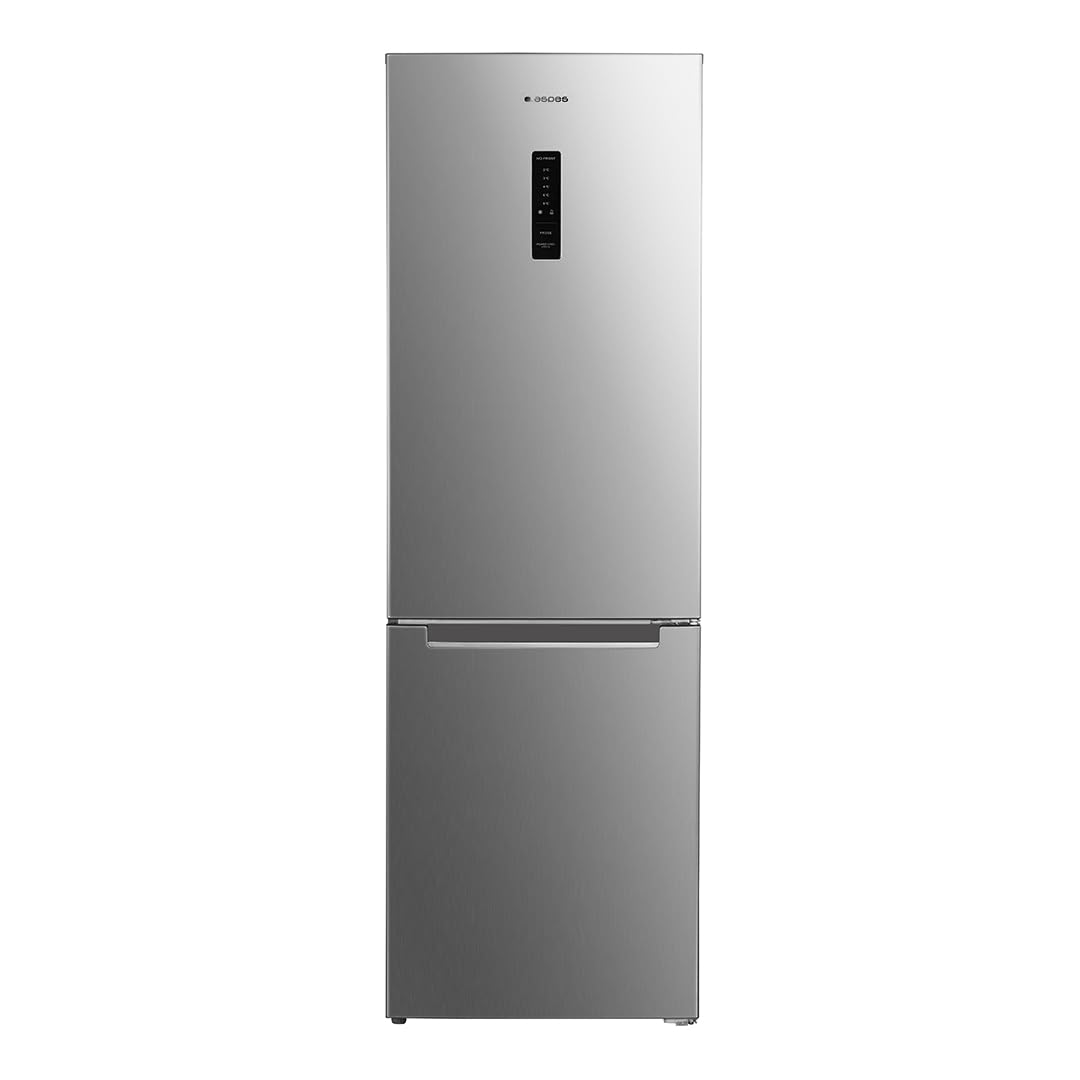 Aspes Frigorífico Combi Inox 2 Puertas. AC185605ENFDX, Capacidad 293 Litros, No Frost, Motor Universal, 40 dB, Puerta Reversible, Apertura Tipo Uñero, Clase Energética E