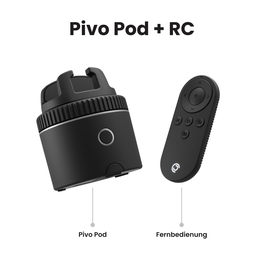 Pivo Pod Silver  Fast Auto Tracking Pod for Creative Content  360   Hands-Free Photos and Videos  Auto Zoom  Video Calls  Smart Cameraman  for iPhone and Android : Amazon.de: Electronics & Photo