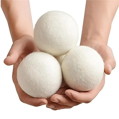6 bolas antiestáticas para lavadora y accesorios de secadora reutilizables 3