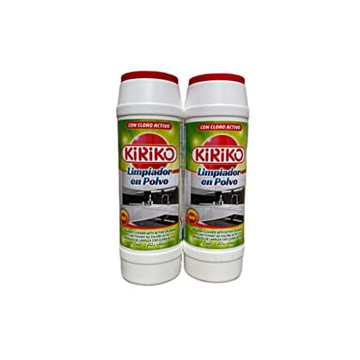 Limpiador con Cloro Activo en Polvo • Fórmula Mejorada para Una Limpieza Mejor • Desinfecta mas Profundamente • Ideal para Fregaderos Lavabos Inodors Bañeras Cocinas Sartenes