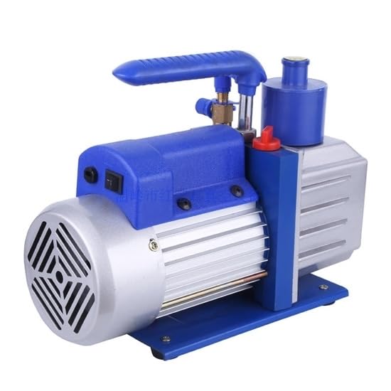 Rotary Vane Vacuum Pump, bomba de vacío de paletas, 110V, 1 etapa, 9 CFM, para sistemas de aire acondicionado HVAC, mantenimiento automotriz y doméstico miniatura 1