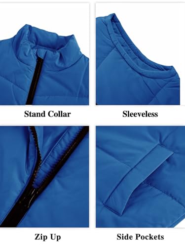 Image of Meikulo Boys Puffer Vest Zip Up Quilted Gilet Sleeveless Jackets