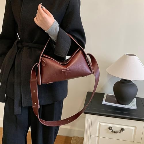 YFGBCX Small Crossbody Purses for Women, Small Shoulder Hangbags Womens Handbags Crossbody Crescent Hobo Bag Trendy (Wine Red)3