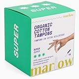 100% ORGANIC COTTON TAMPON GOTS CERTIFIED - Marlow tampons are organic unbleached. The tampons are made of organic cotton with no other ingredients. NON PLASTIC WRAPPER TAMPONS- Our tampon wrappers can be broken down and decomposed naturally. Organic...