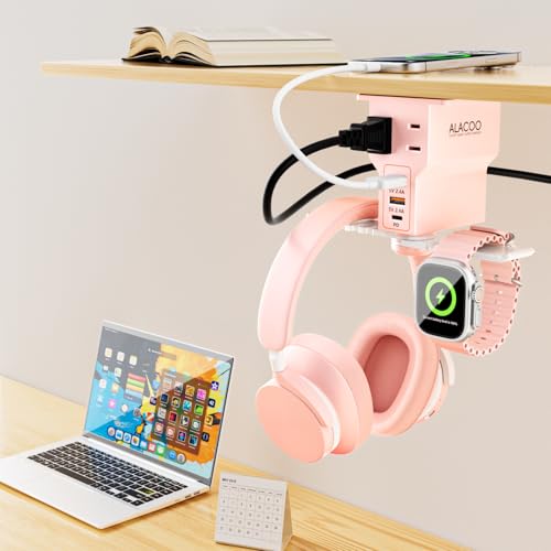 ALACOO Multi-Function Desk Headphone Hanger Hook Gaming Office - image 3