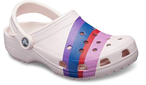 Image of Crocs Work Zen Garden Sensory Classic Slip Resistant Adjustable Terry Cloth Clog