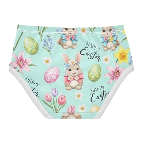 Florals Toddler Underwear Floral 2t Cotton Panties for Girl Cute Rabbits Cartoon Easter Bunny Undies Kids Briefs2