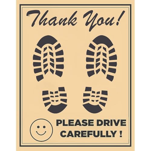 Image of Car Compatible Disposable Paper Foot Mat, Universal Size, Brown (Pack of 50)