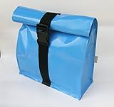  Kulturtasche XL aus LKW Plane hellblau von TITA BERLIN