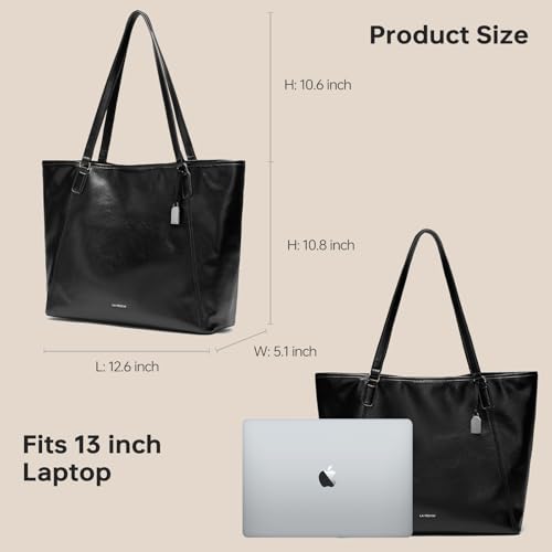 Image of LA FESTIN Leather Bucket Bags for Women - Adjustable Long Strap Designer Crossbody Handbags, Shoulder Purse for Everyday Use