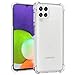 Wanyuexes Case for Galaxy A22 Case, for Samsung A22/for Galaxy M32 (Global)/M22 Case, Soft Clear TPU Phone Case, Slim Protective Shockproof Transparent Cover for Samsung Galaxy A22 Crystal Clear