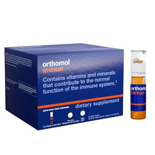 Orthomol Immun Vial, Immune Support Supplement,Capsule 30-Day Sup...